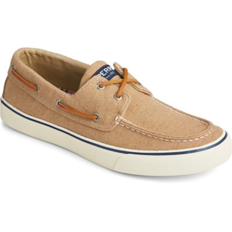Sperry Bahama II Distressed Boat Shoe – Khaki – 10.5