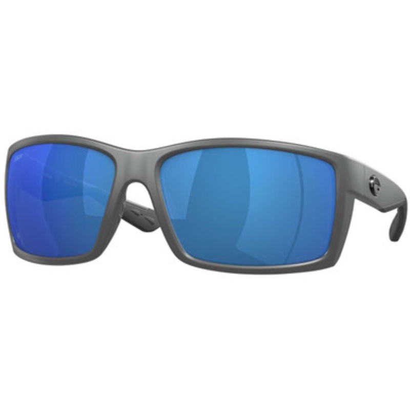 Costa Reefton Sunglasses – Matte Gray/Blue Mirror 580P