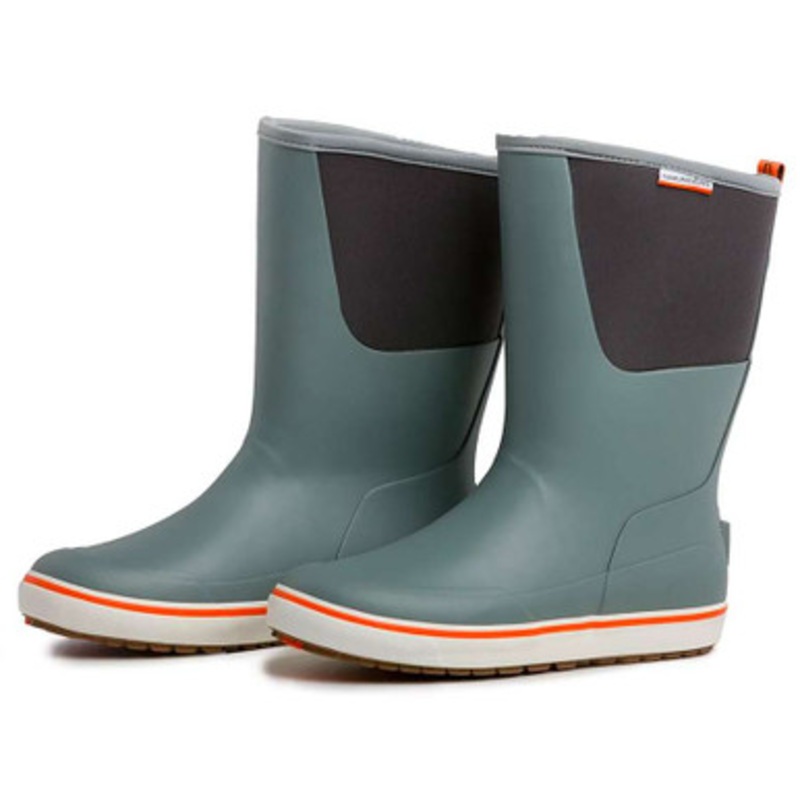 Grundens 12in Deck Boot – Monument Grey – 10