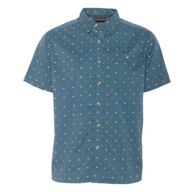 Grundens Platform Short Sleeve Shirt – Dark Slate Crab – X-Large
