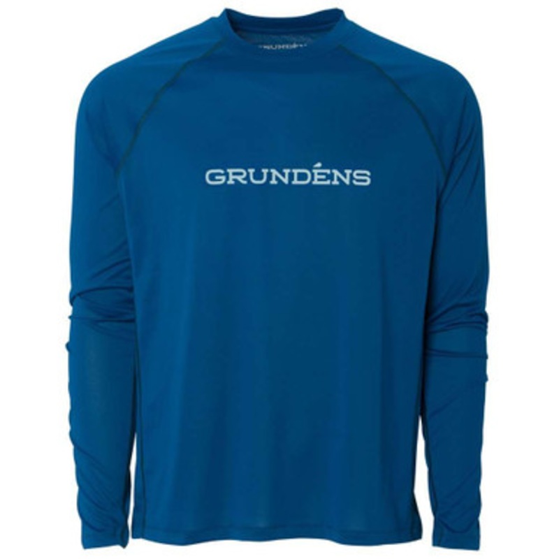 Grundens Solstrale Lightweight Long Sleeve Shirt – Deep Water Blue – X-Large