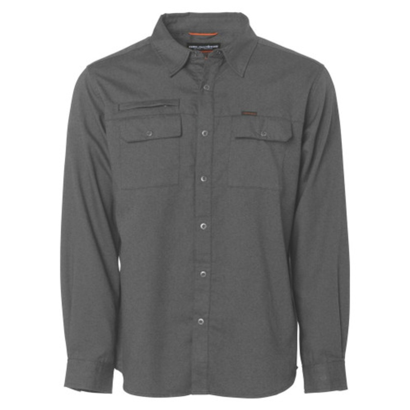 Grundens Steelhead Shirt – Black Twill – 2X-Large