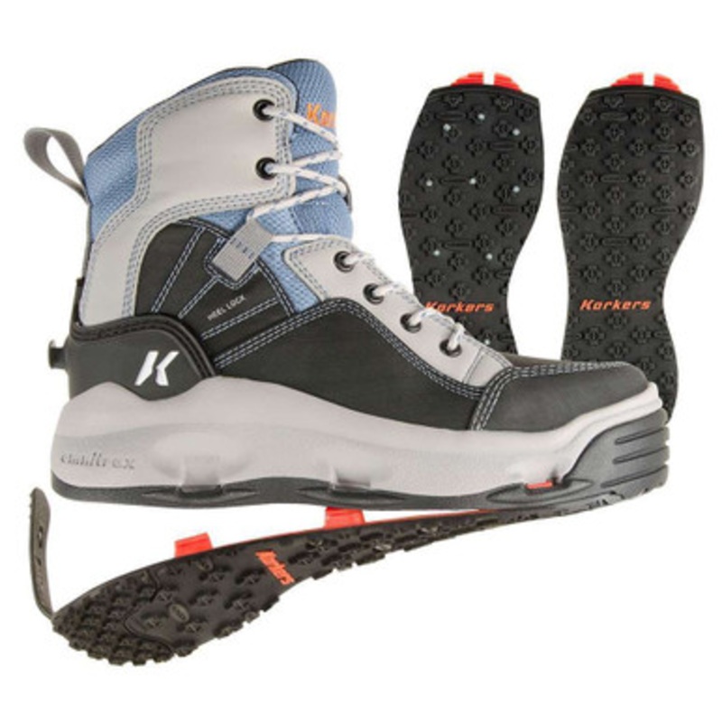 Korkers FB2320 Buckskin Mary Wading Boot w/ Studded Kling-On Soles – 7