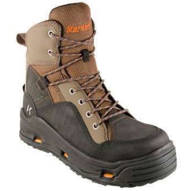 Korkers FB4310 BuckSkin Boot with Kling-On and Plain Felt Soles – 08