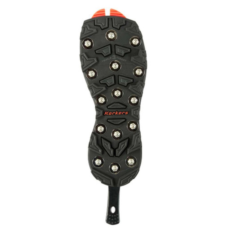 Korkers OmniTrax V3.0 Triple Threat Carbide Spike Sole Size 13