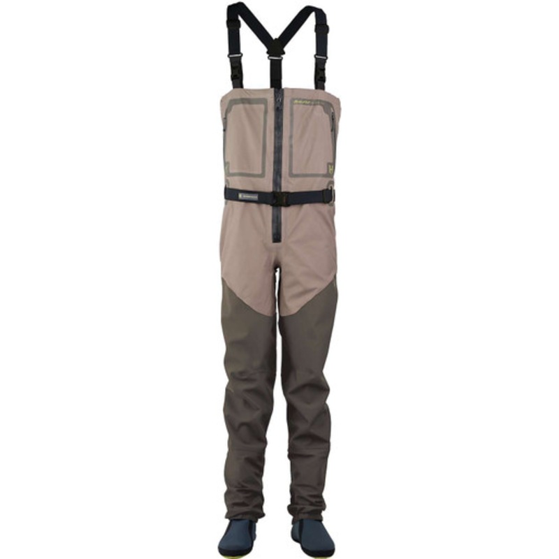 Hodgman Aesis Sonic Zip Stocking Foot Wader – Bronze/Olive – X-Large