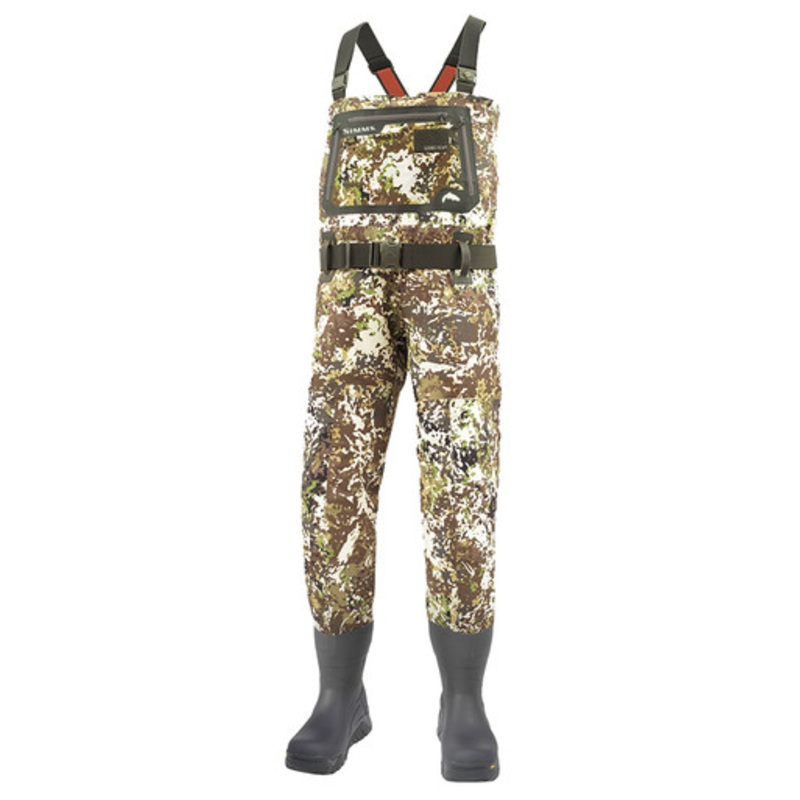 Simms G3 Guide River Camo Wader – Bootfoot – Vibram Sole – Large (12 Foot)