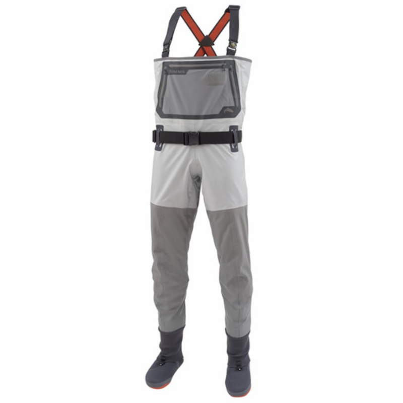 Simms 12199-255-20 Cinder G3 Guide Stockingfoot Wader – Small (7-8 Foot)