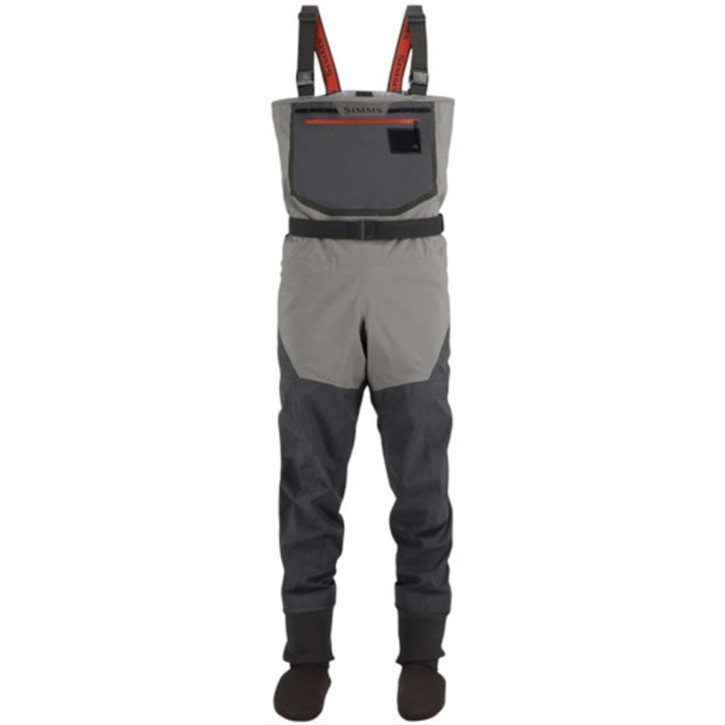 Simms PG-13612 Freestone Stockingfoot Waders – Smoke – Large Long (12-13)