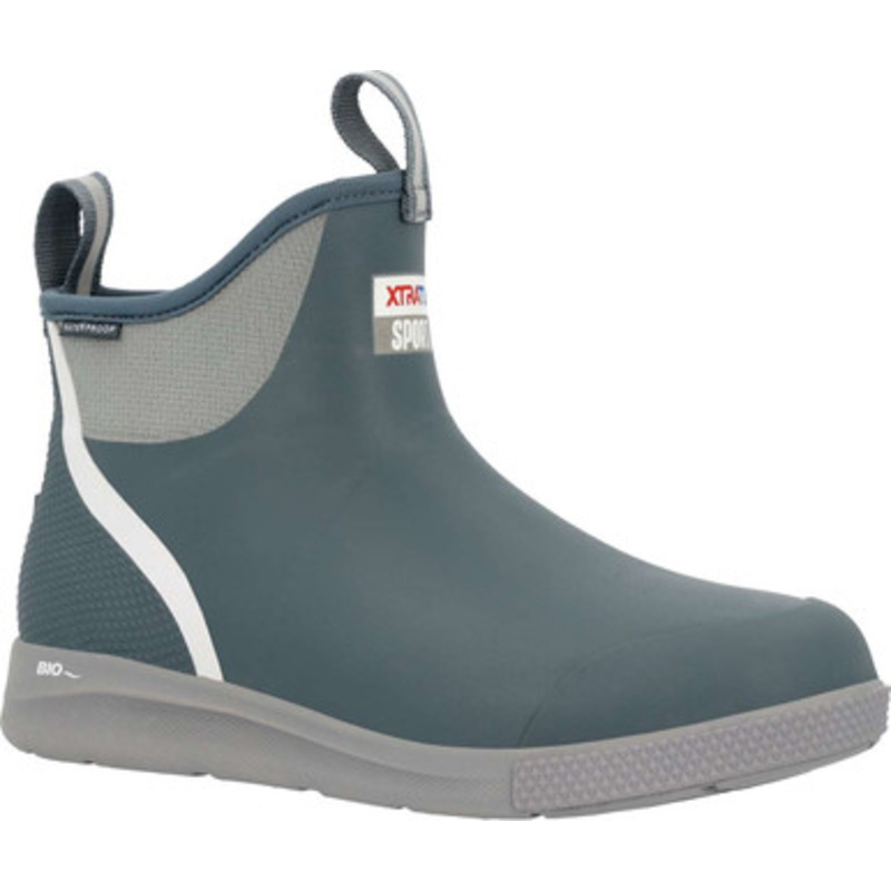 Xtratuf Men’s Ankle Deck Sport Boot – Stormy Blue – 10