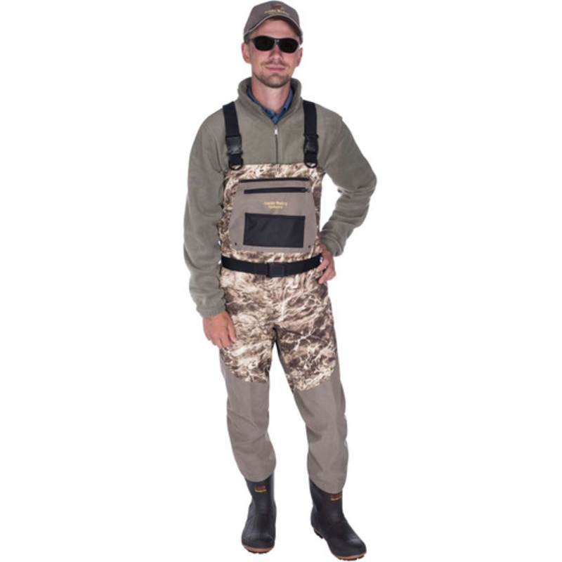 Caddis Mossy River Series Chest Bootfoot Waders – Standard – 10