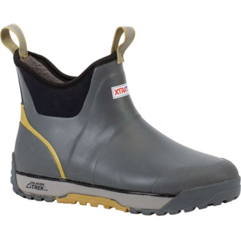 Xtratuf Men’s Ice 6in Ankle Deck Boot – Gray – 7
