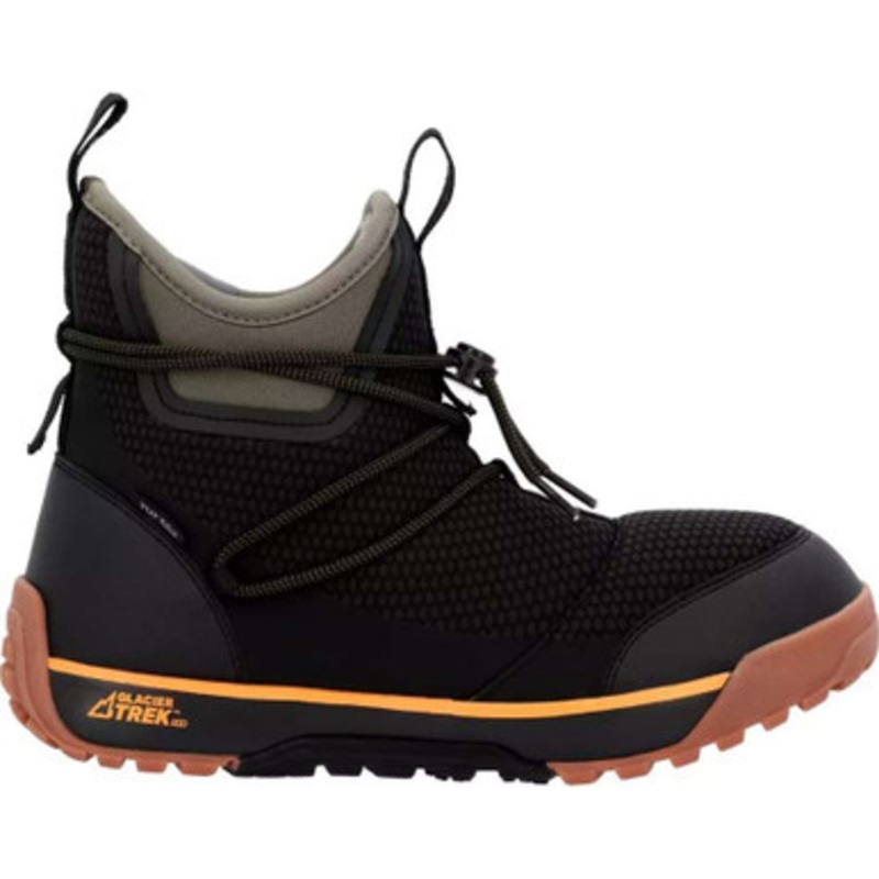 Xtratuf Men’s Ice 6in Nylon Ankle Deck Boot – Black/Olive – 7
