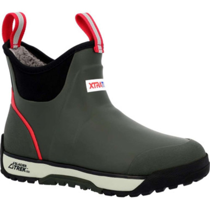 Xtratuf Women’s Ice 6in Ankle Deck Boot – Green – 7