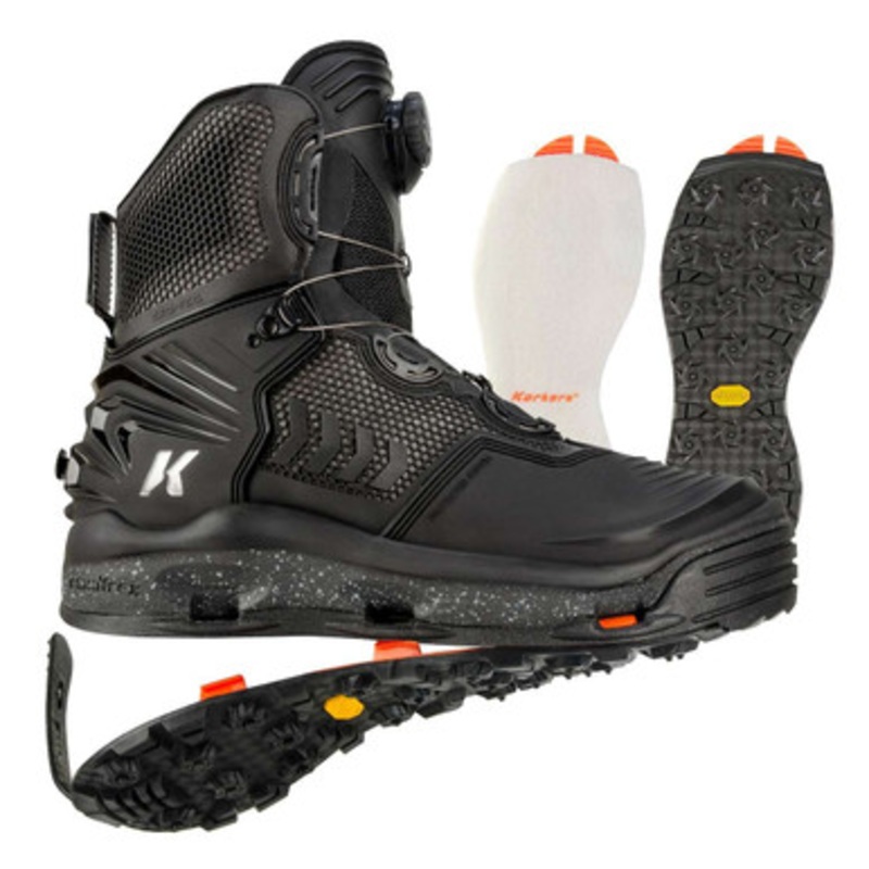 Korkers River Ops BOA Wading Boot – w/ Felt & Vibram Soles – 10