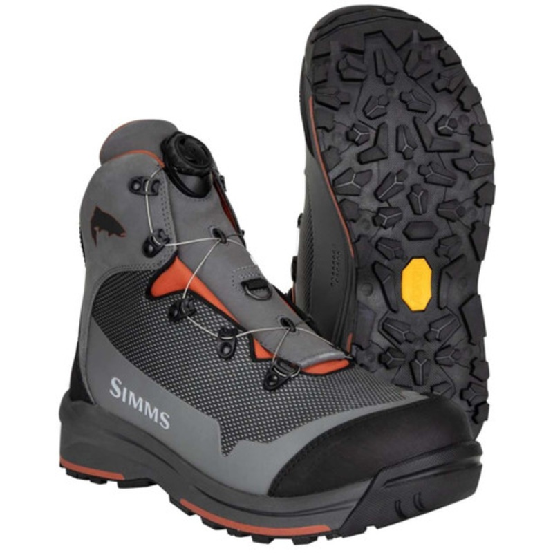 Simms Men’s Guide BOA Vibram Wading Boot – 11 – Slate