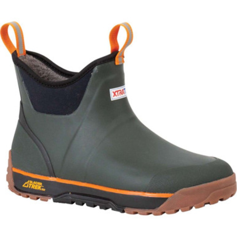 Xtratuf Men’s Ice 6in Ankle Deck Boot – Olive – 7