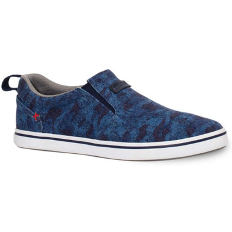 Xtratuf Men’s Sharkbyte Sustainable Shoe – Blue Camo – 10.5