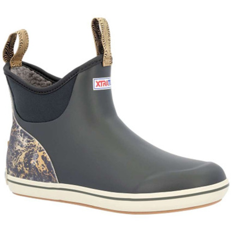 Xtratuf Mens Trolling Pack Ankle Deck Boots – Gray – 7