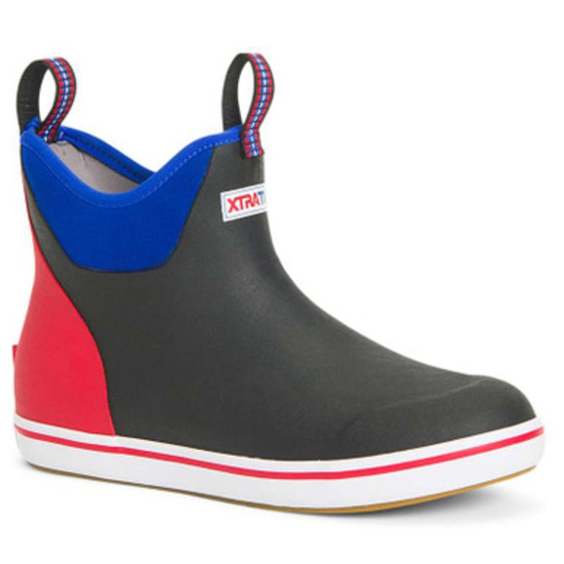 Xtratuf Ankle Deck Boot – Black/Snorkel Blue – 13