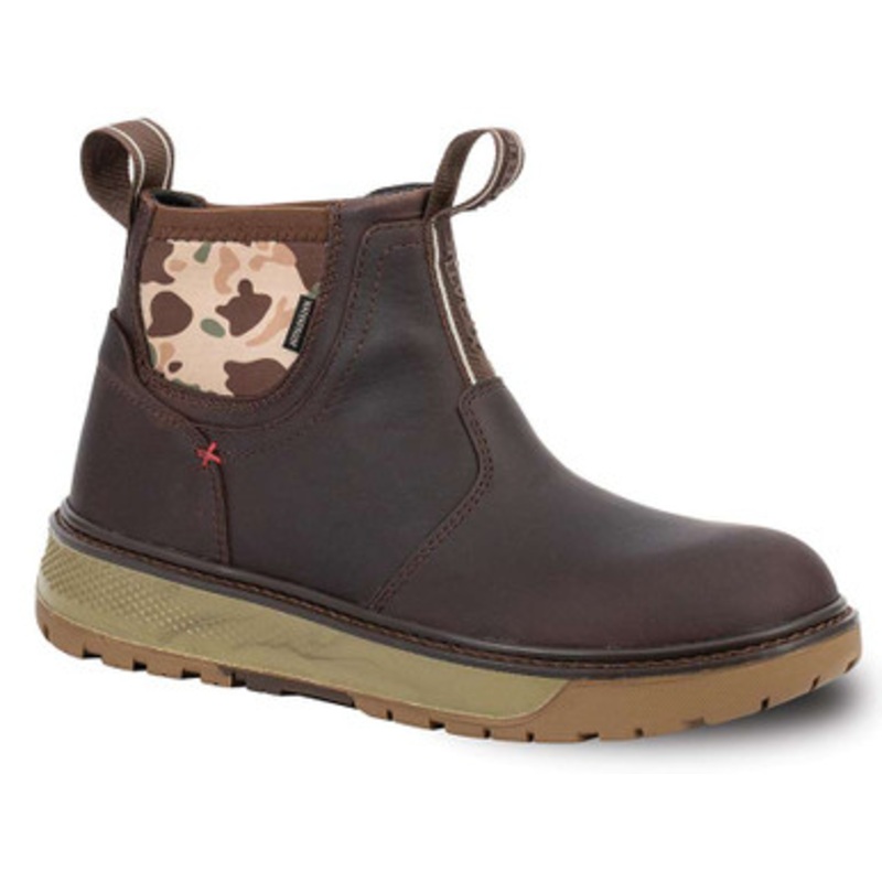 Xtratuf Men’s Bristol Bay Chelsea – Brown Camo – 9.5