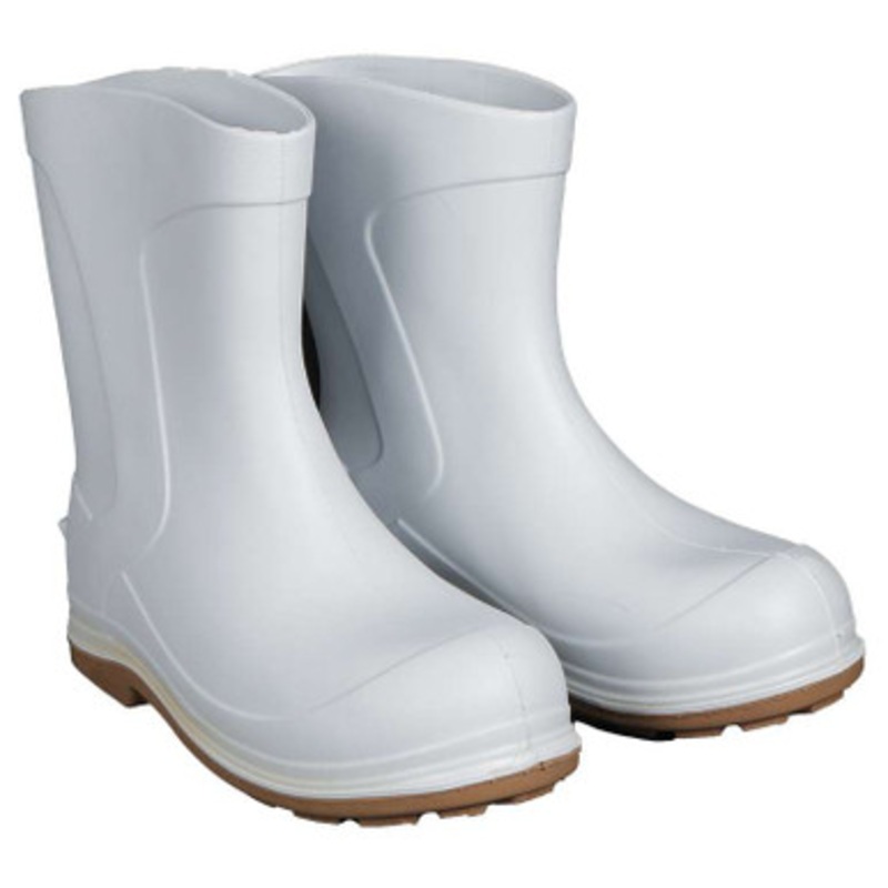 RDI Footwear 11in EVA Rubber Sole Boot – White/Tan Sole Size 7