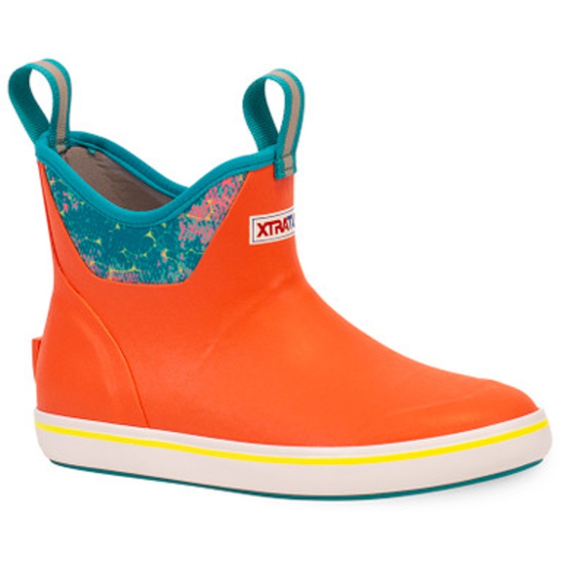 Xtratuf Women’s Ankle Deck Boots – Coral Coho – 10