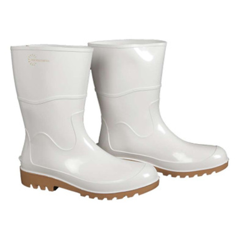 RDI Footwear 11in PVC Boot – White/Tan Sole – 13