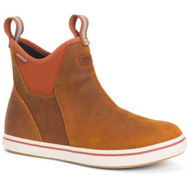 Xtratuf Men’s Leather Deck Boot – Burnt Orange – 8