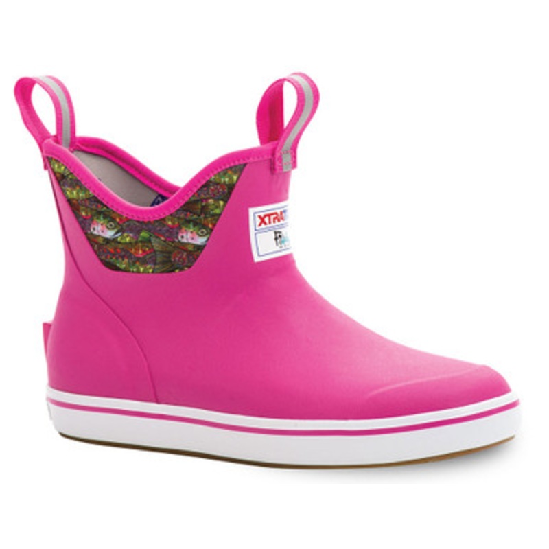 Xtratuf Women’s Ankle Boot – Fishewear Troutrageous – 8