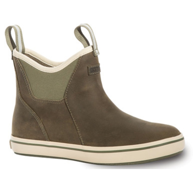 Xtratuf Women’s Leather Ankle Deck Boot – Green – 6.5