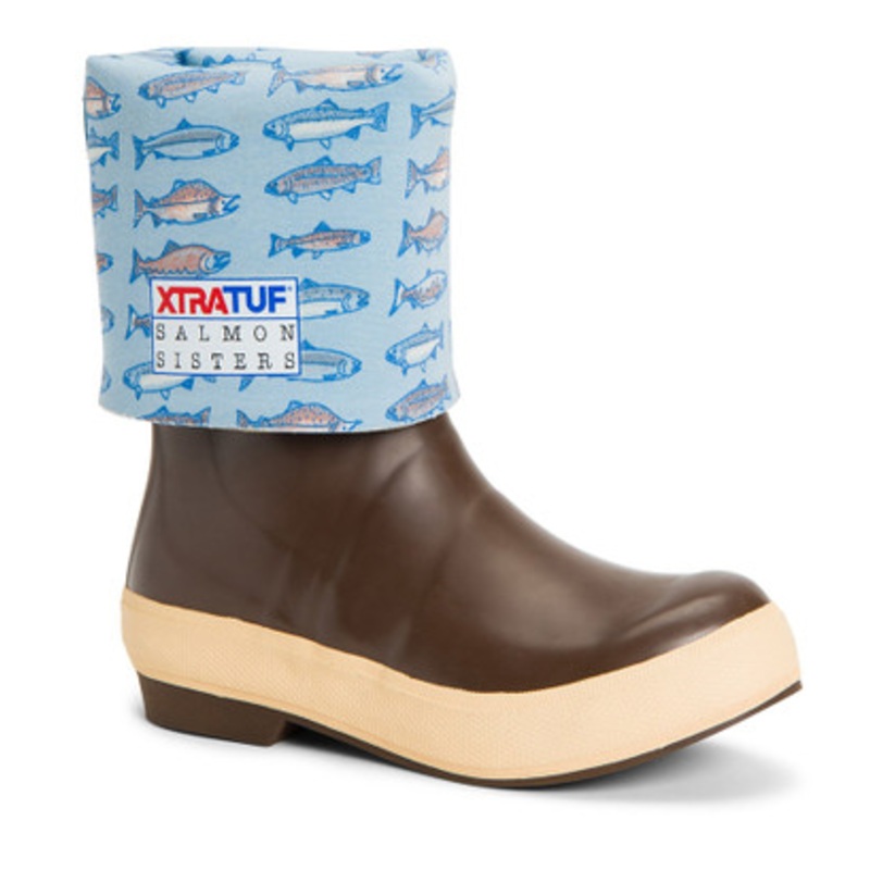 Xtratuf Salmon Sisters Legacy Boot – 15in Salmon Print – 8