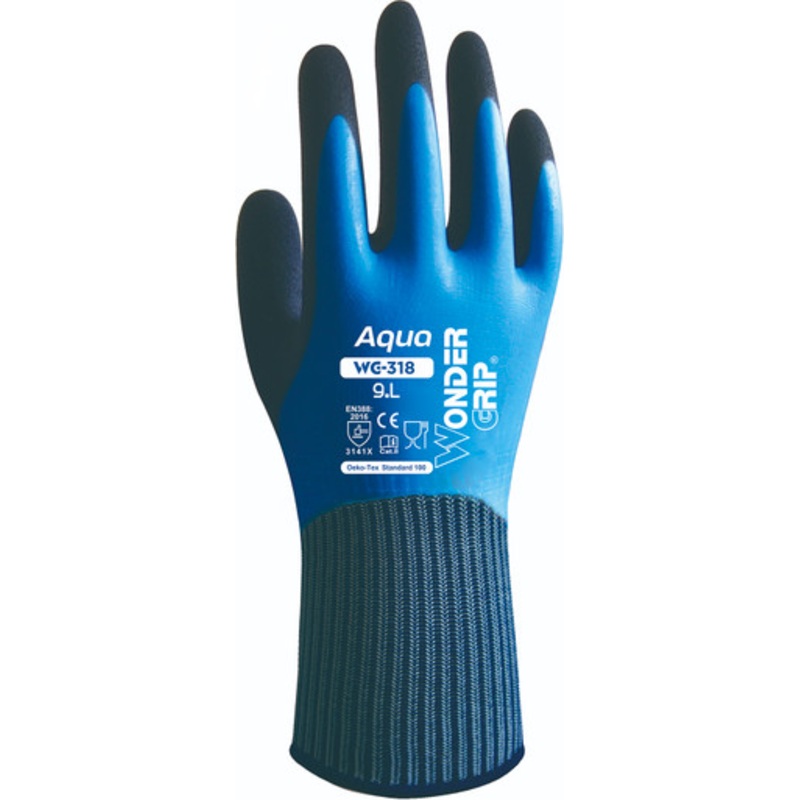 Wonder Grip WG-318 Aqua Gloves – 2X-Large