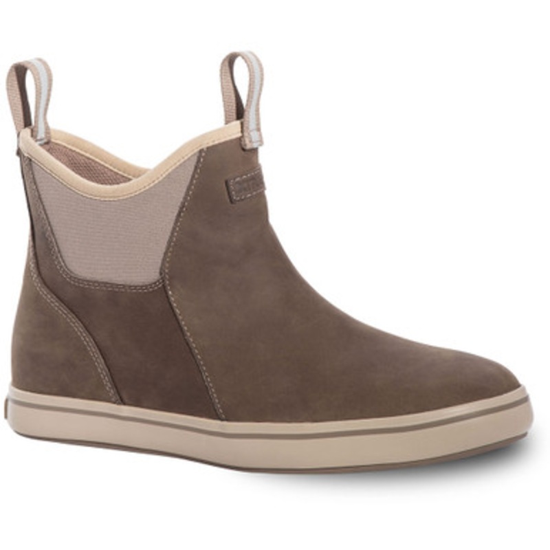 Xtratuf Men’s Leather Ankle Deck Boots – Tan – 8